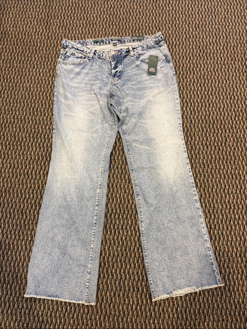 wild fable Light Blue Flared High-Rise Jeans